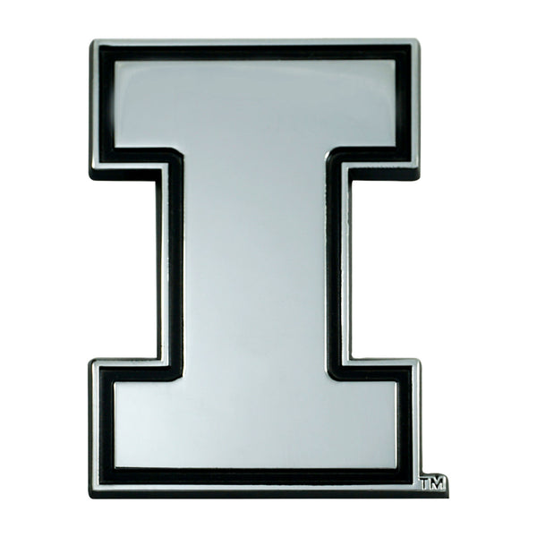 University Of Illinois Chrome Emblem