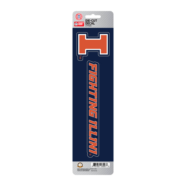 University of Illinois Team Slogan Decal