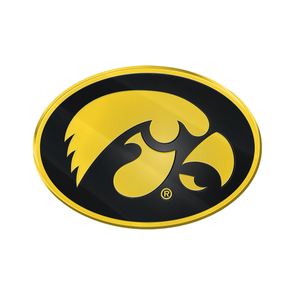 University Of Iowa Embossed Color Emblem