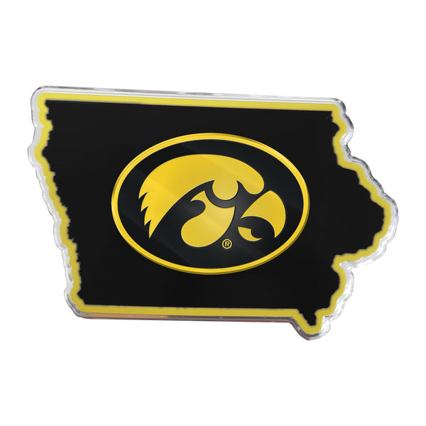 University Of Iowa Embossed State Emblem