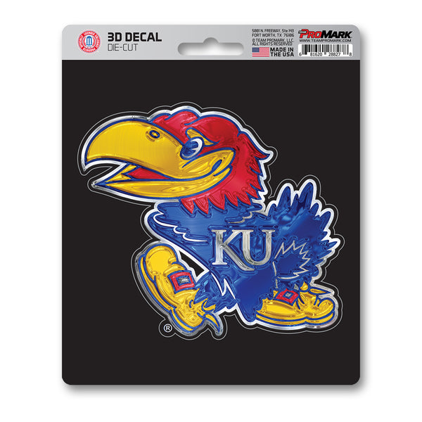 University of Kansas 3D Decal