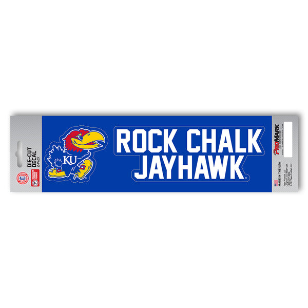 University of Kansas Team Slogan Decal