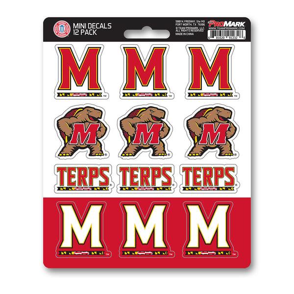 University Of Maryland Mini Decal 12-pk