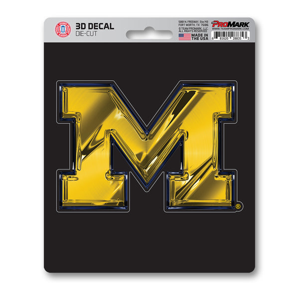 University Of Michigan 3D Decal