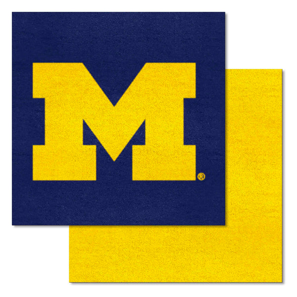 University Of Michigan Team Carpet Tiles