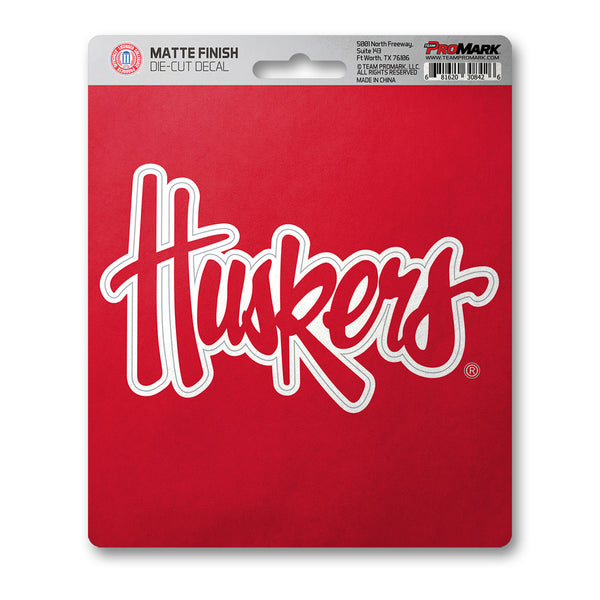 University of Nebraska Matte Decal