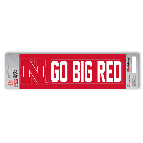University of Nebraska Team Slogan Decal