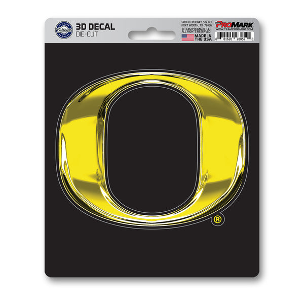 University Of Oregon 3D Decal