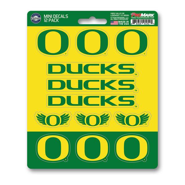 University of Oregon Mini Decal 12-pk