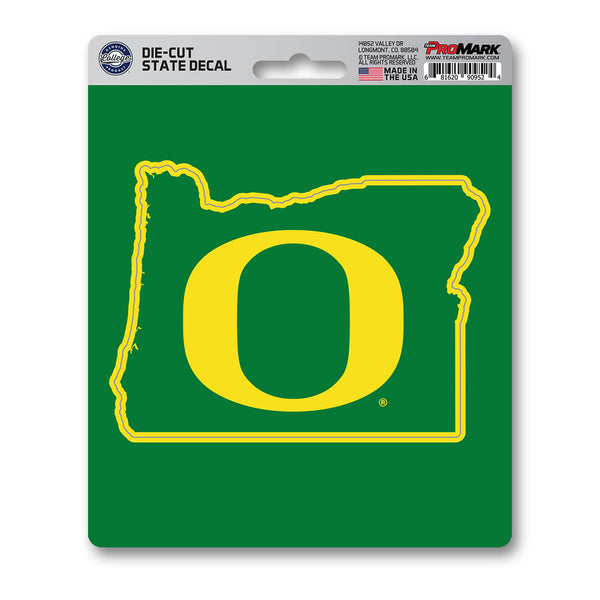 University of Oregon State Shape Decal