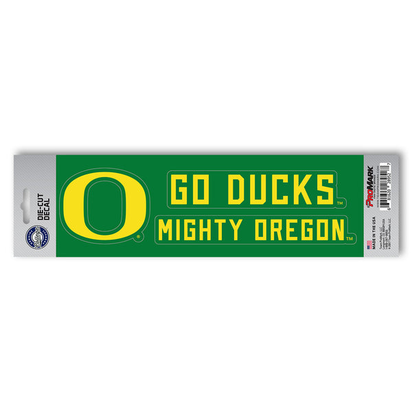University Of Oregon Team Slogan Decal