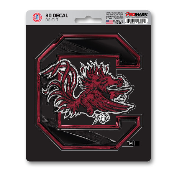 University of South Carolina 3D Decal