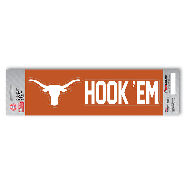 University Of Texas Team Slogan Decal