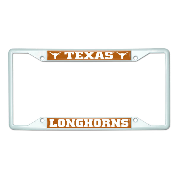 University Of Texas White License Plate