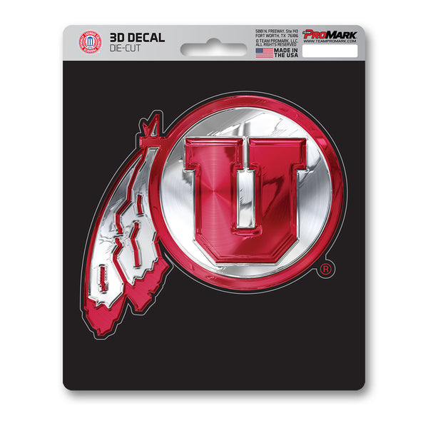 University of Utah 3D Decal