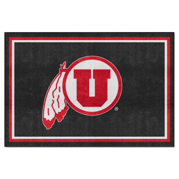 University of Utah 5x8 Rug