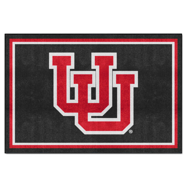 University of Utah 5x8 Rug
