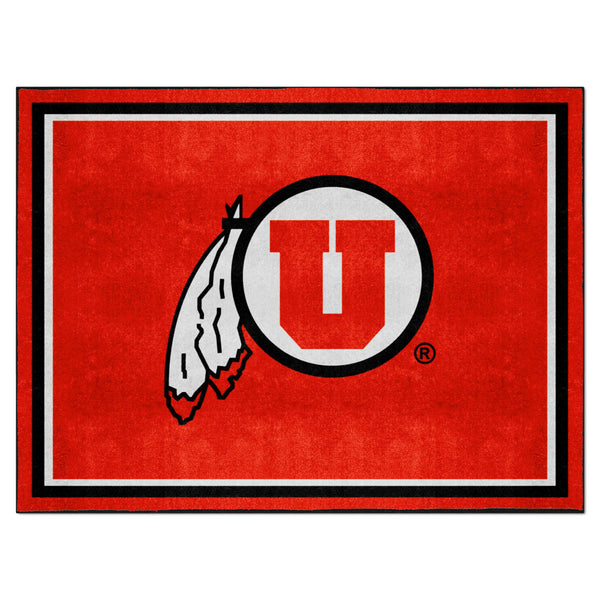 University of Utah 8x10 Rug