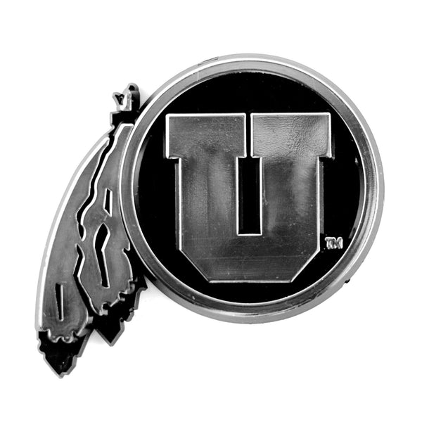 University of Utah Molded Chrome Emblem