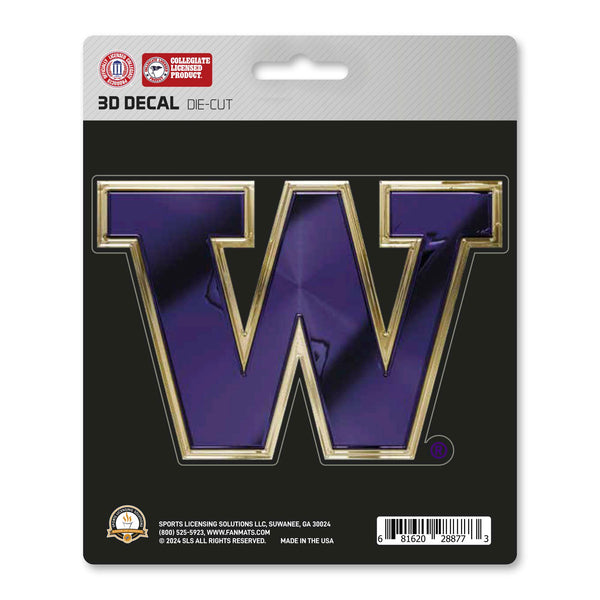 University Of Washington 3D Decal