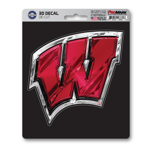University Of Wisconsin 3D Decal