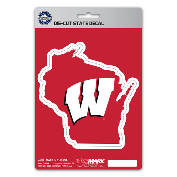 University of Wisconsin State Shape Decal
