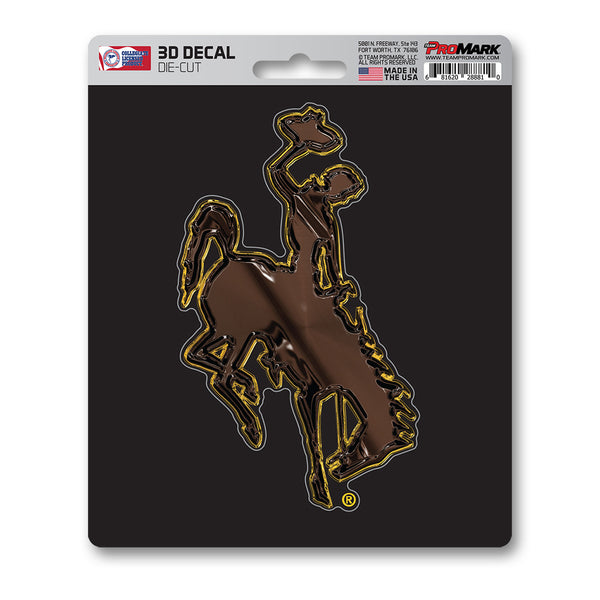 University of Wyoming 3D Decal