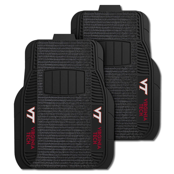 Virginia Tech 2-pc Deluxe Car Mat Set