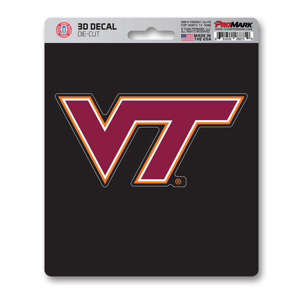 Virginia Tech 3D Decal