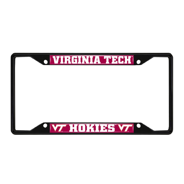 Virginia Tech Black License Plate Frame