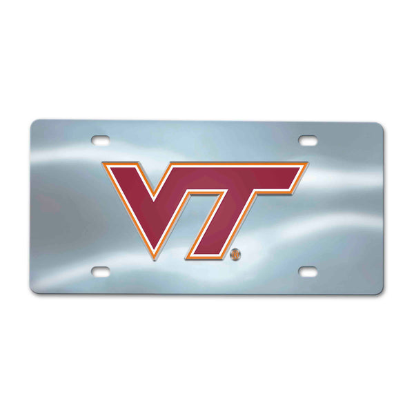 Virginia Tech Chrome Diecast License Plate