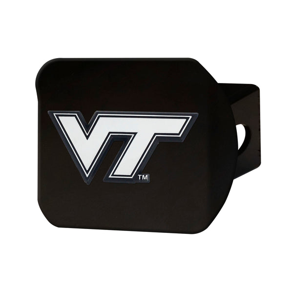 Virginia Tech Chrome on Black Hitch Cover