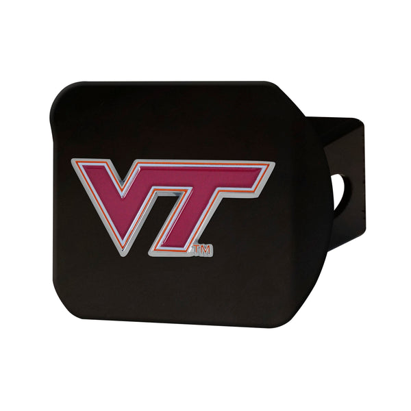 Virginia Tech Color On Black Hitch Cover