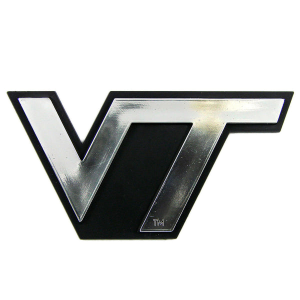Virginia Tech Molded Chrome Emblem