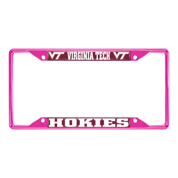 Virginia Tech-Pink License Plate Frame