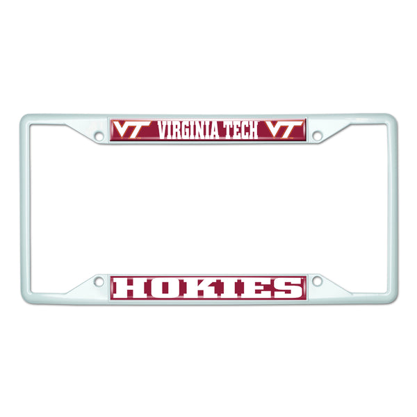Virginia Tech-White License Plate