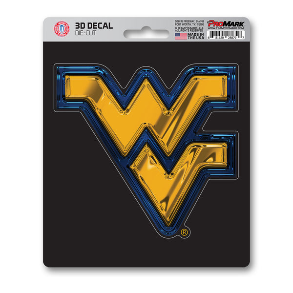 West Virginia University 3D Decal