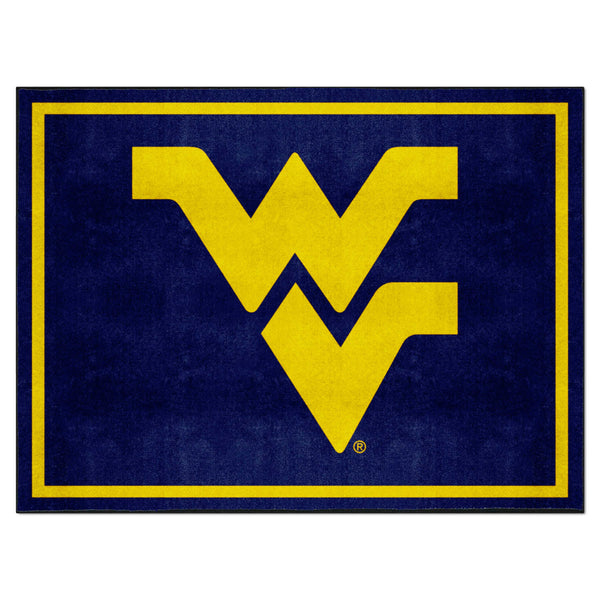 West Virginia University 8x10 Rug