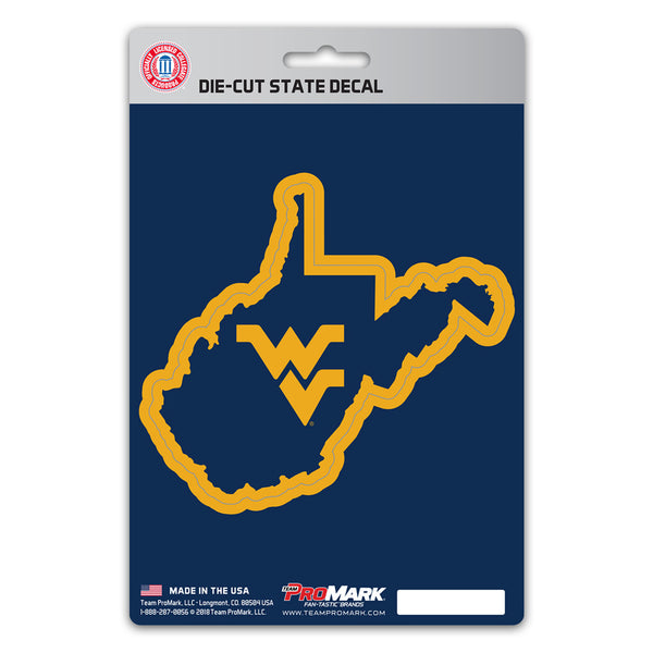 West Virginia University State Shape Decal