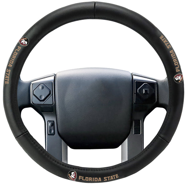 FLORIDA STATE UNIVERSITY Genuine Leather Steering Cover
