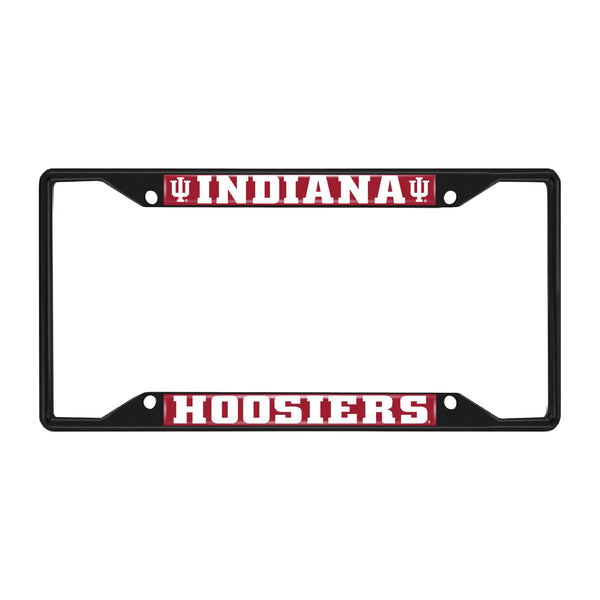 Indiana University Black License Plate Frame