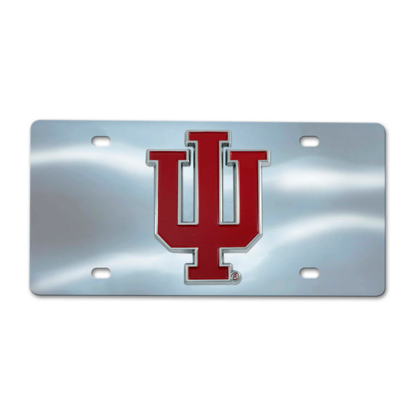 Indiana University Chrome Diecast License Plate