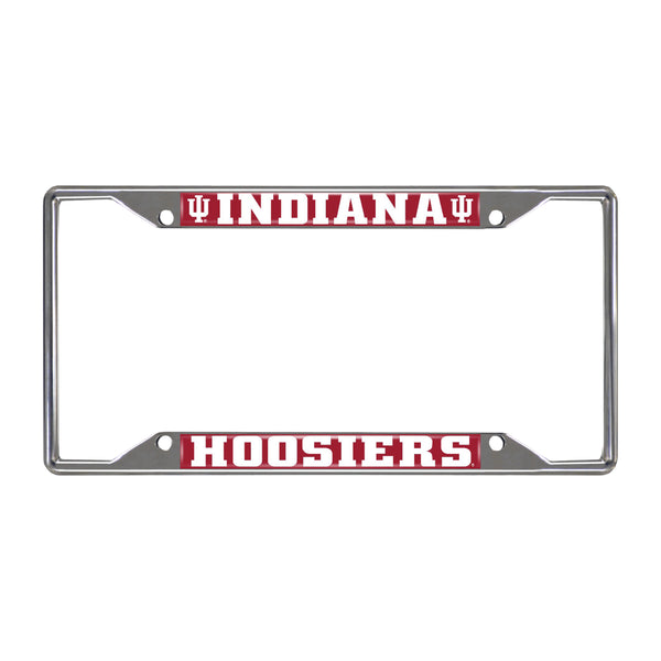 Indiana University Chrome License Plate Frame