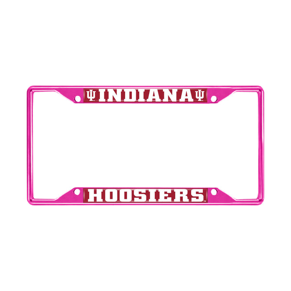 Indiana University-Pink License Plate Frame