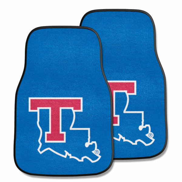 Louisiana Tech University 2-pc Carpet Car Mat Set
