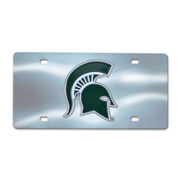 Michigan State University Chrome Diecast License Plate