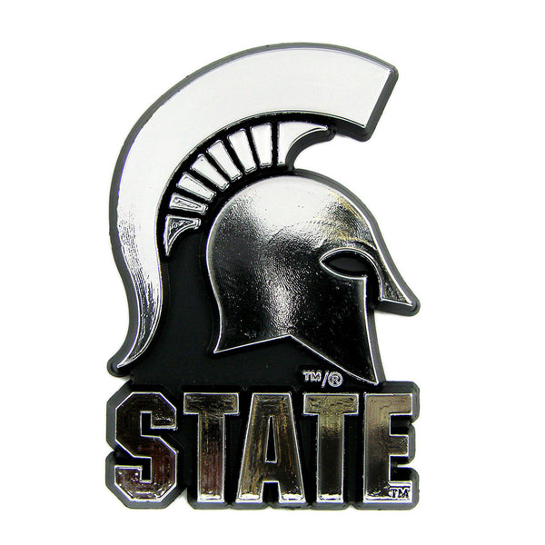 Michigan State University Molded Chrome Emblem