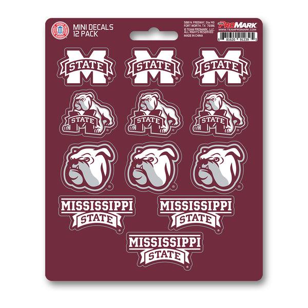 Mississippi State University Mini Decal 12-pk