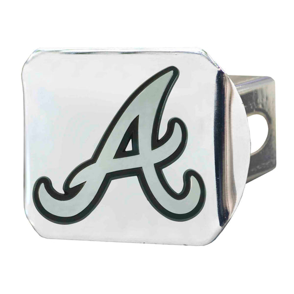MLB - Atlanta Braves Chrome On Chrome Hitch Cover
