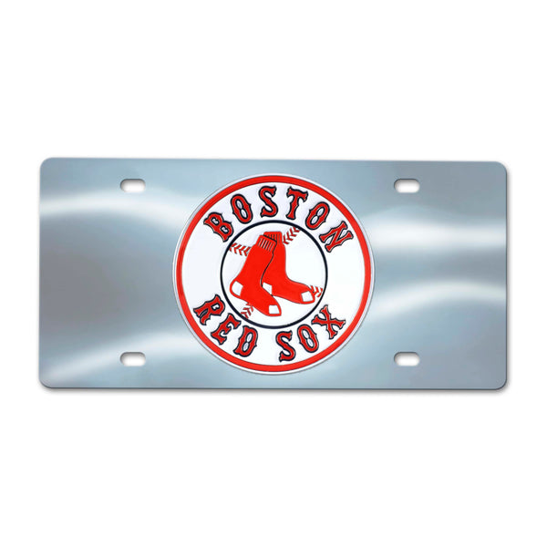 MLB - Boston Red Sox Chrome Diecast License Plate